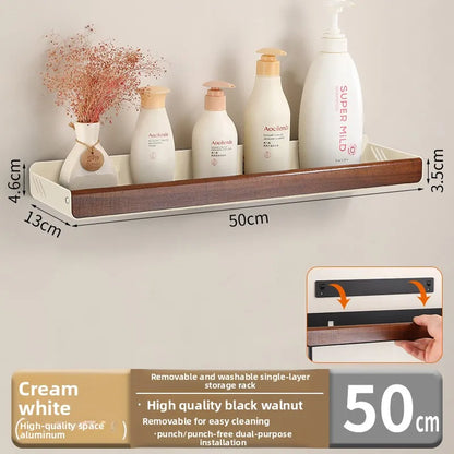 Aluminum Bathroom Storage Shelf