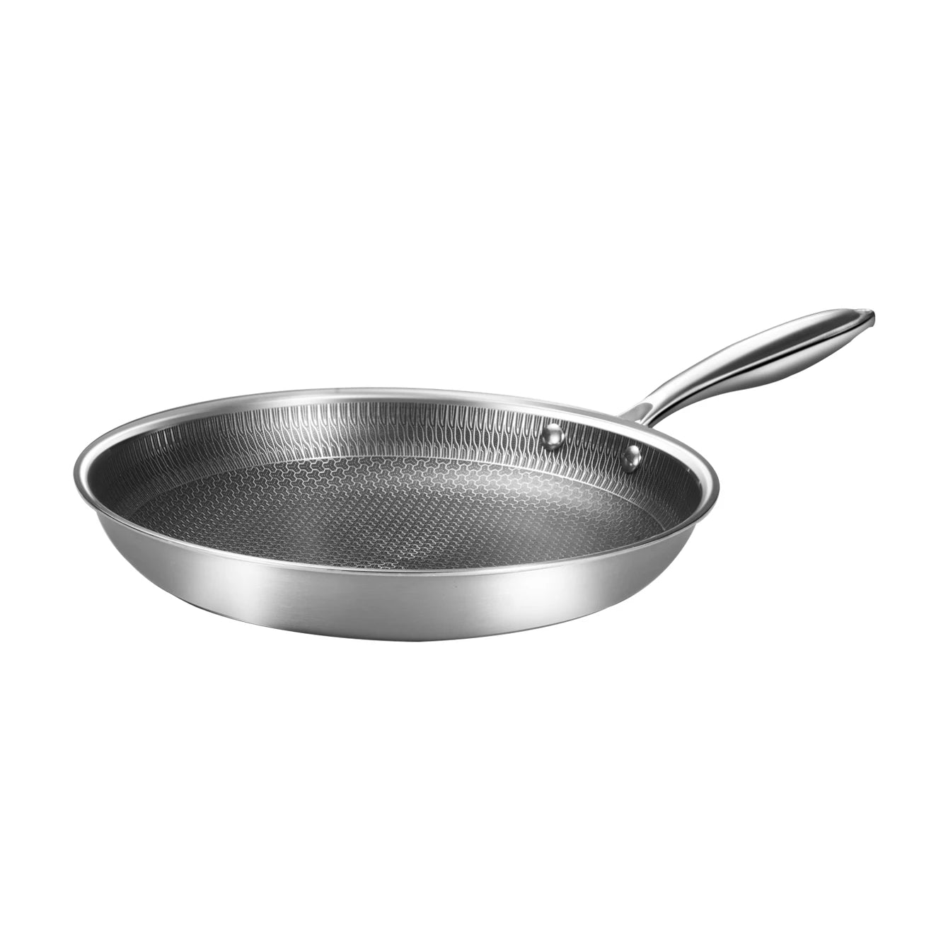 3-Piece Stainless Steel Frying Pan Set