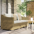 3-Seater Outdoor Wicker Sofa