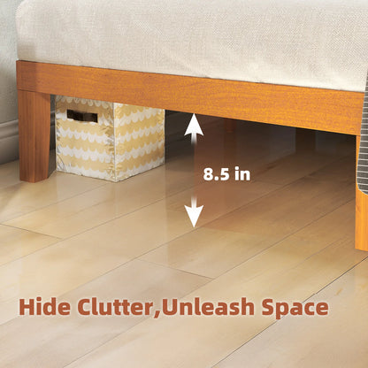 Solid Wood Platform Bed Frame