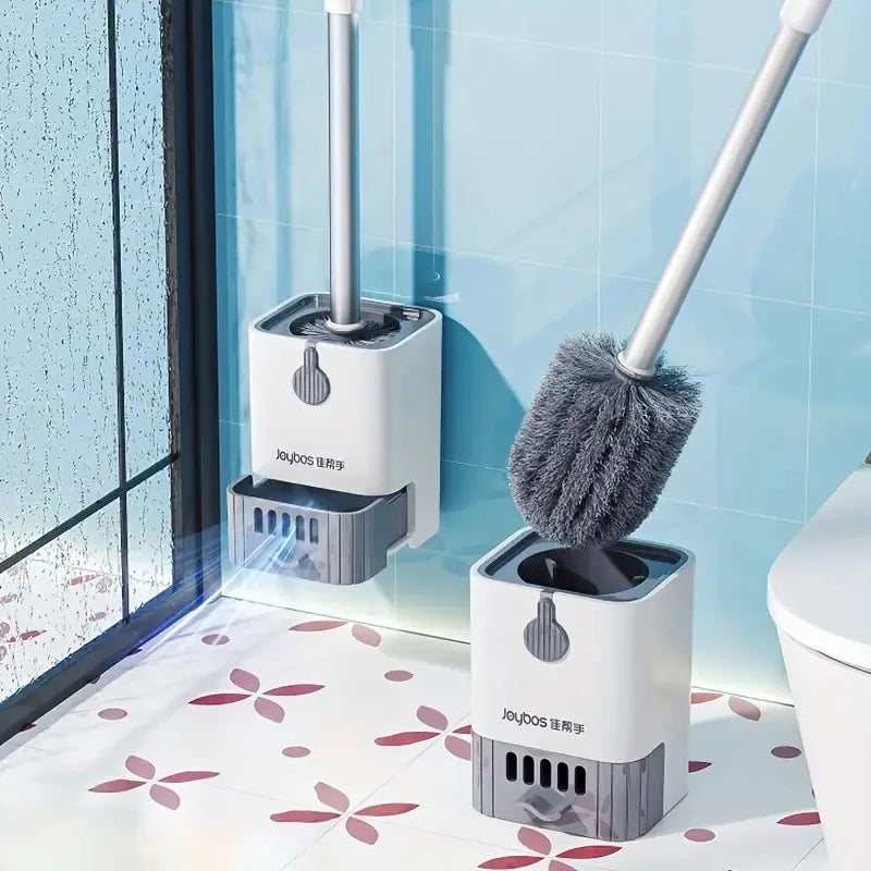 Wall-Mounted Toilet Brush and Holder Set
