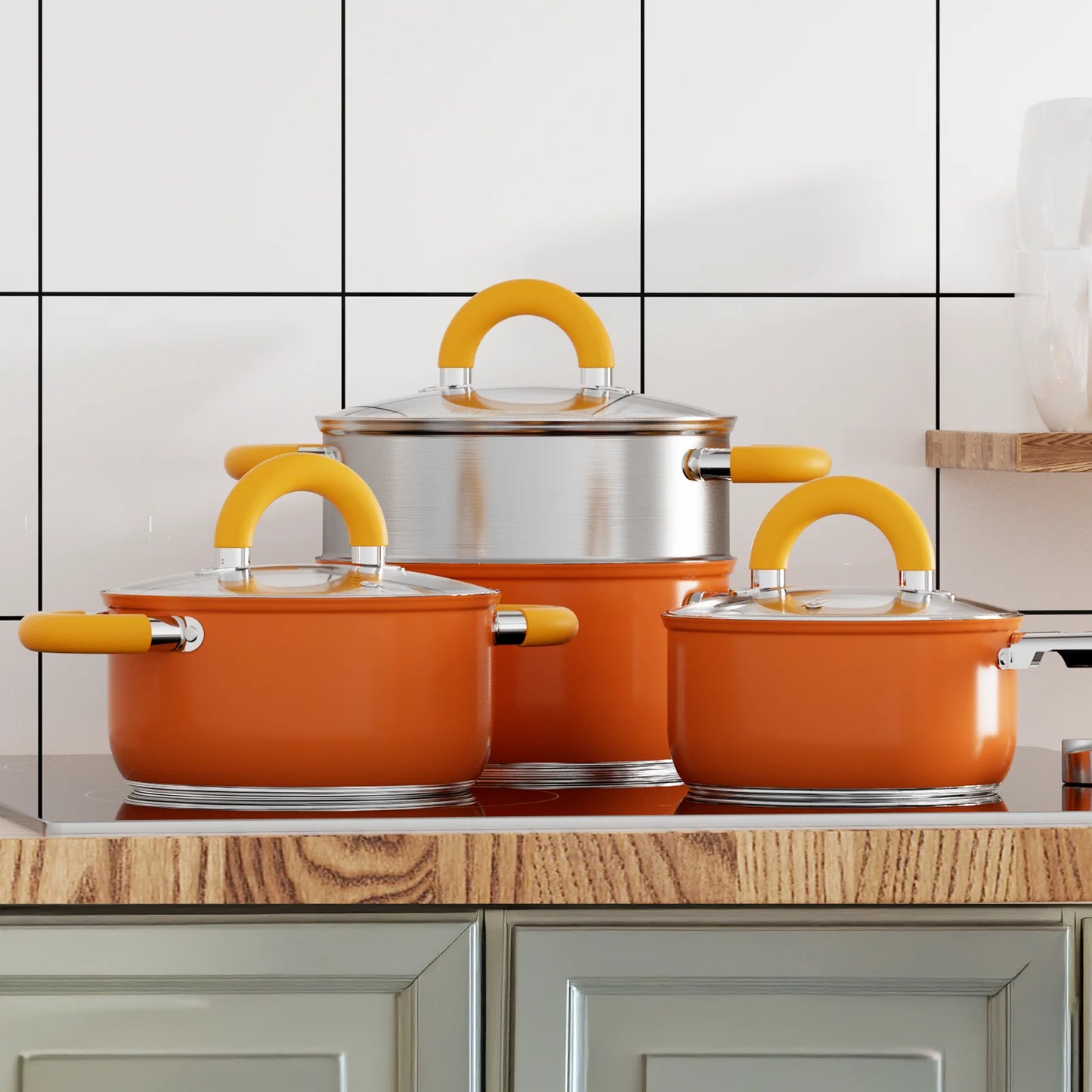 7-Piece Stainless Steel Cookware Set