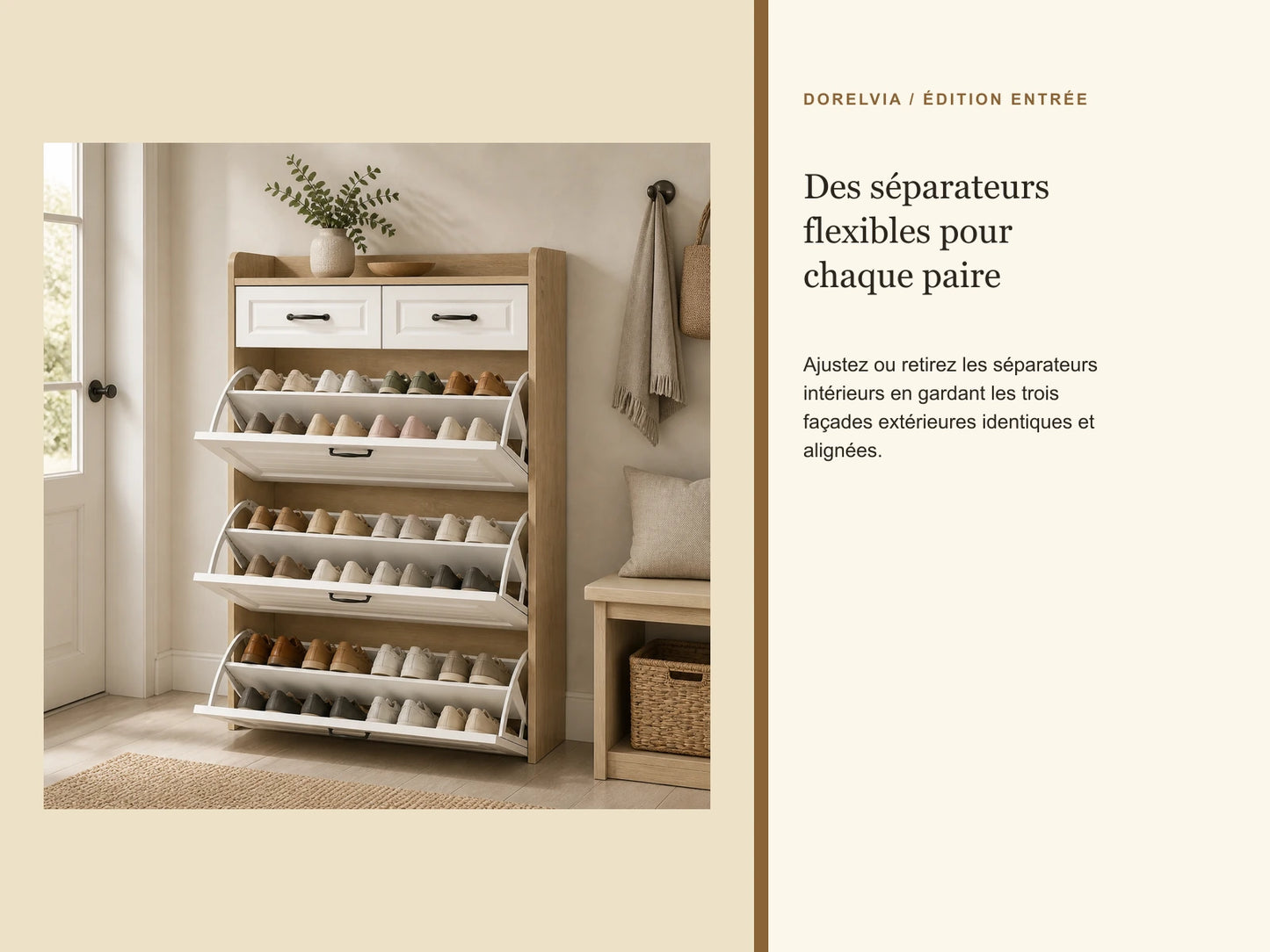 Dorelvia adjustable-removable-internal-dividers — FR