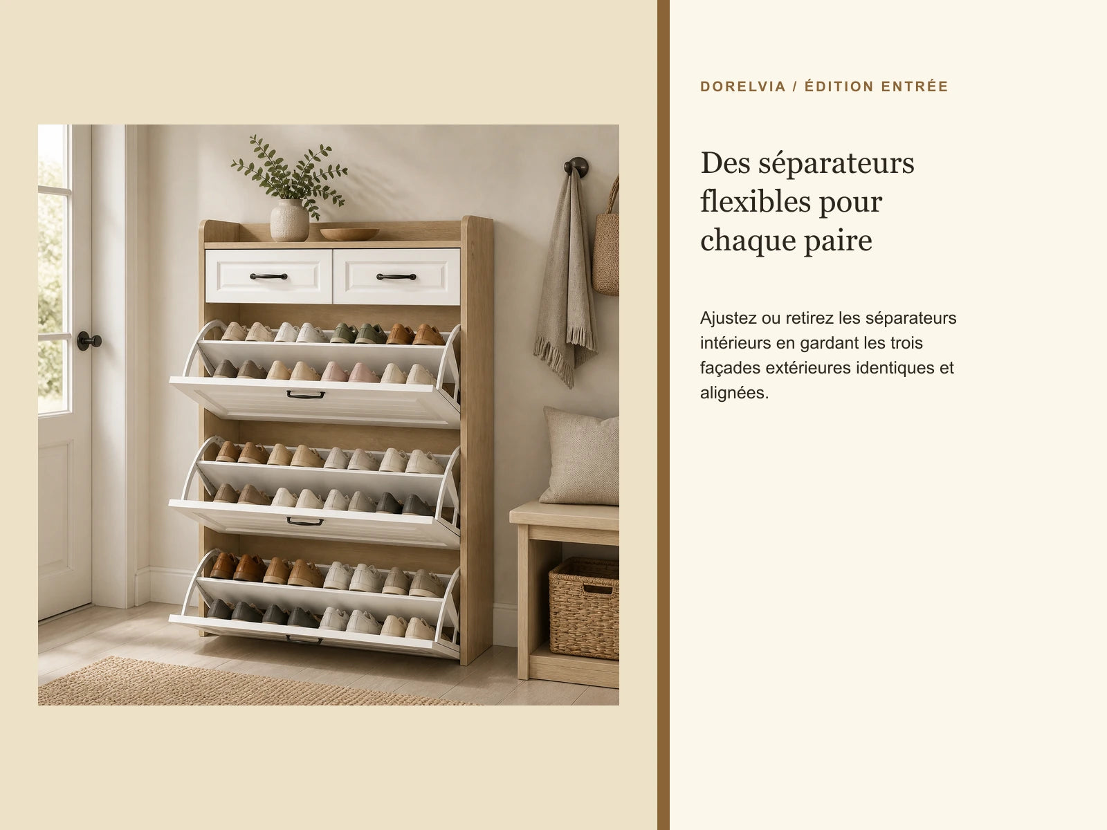 Dorelvia adjustable-removable-internal-dividers — FR