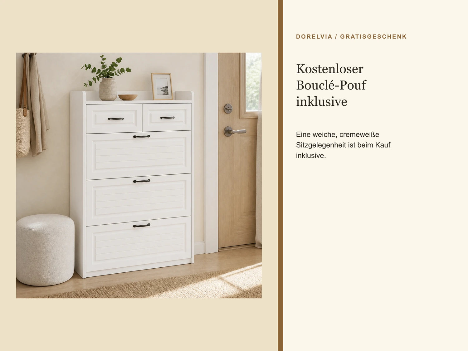 Dorelvia boucle-pouf-free-gift-informational — DE