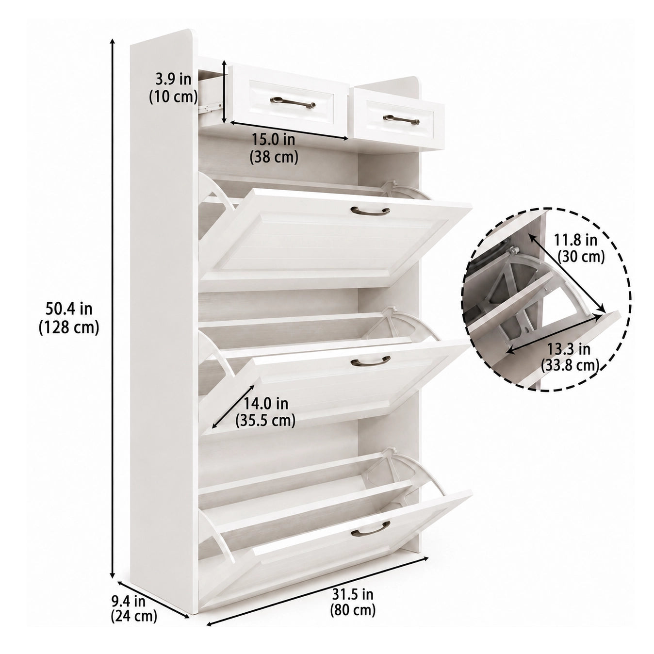 Dorelvia Slim Entryway Shoe Storage Cabinet — dorelvia entryway cabinet canonical dimensions