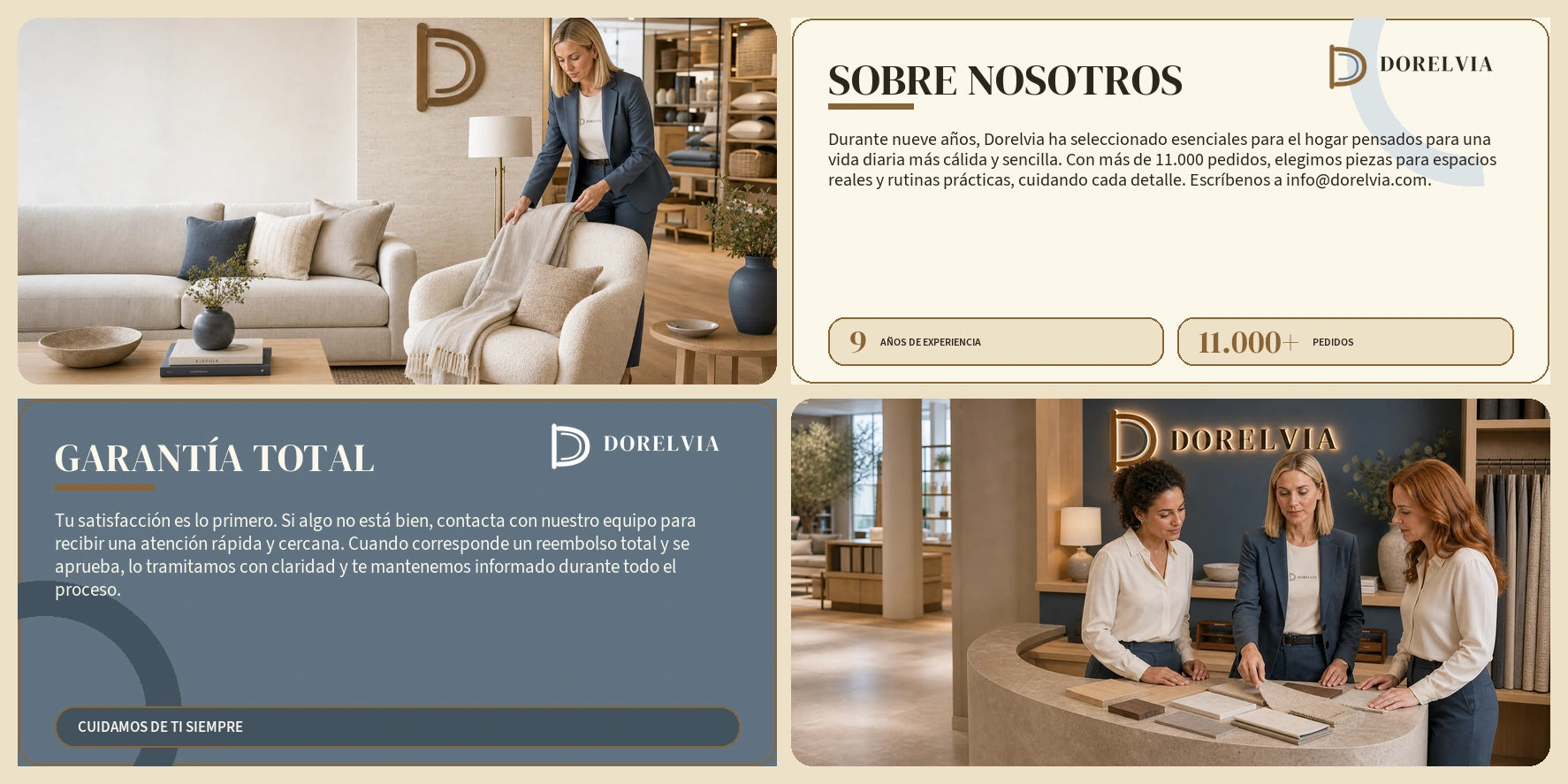 Dorelvia institutional-desktop — ES