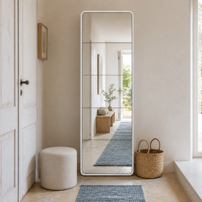Slim 5 Mirror Shoe Cabinet