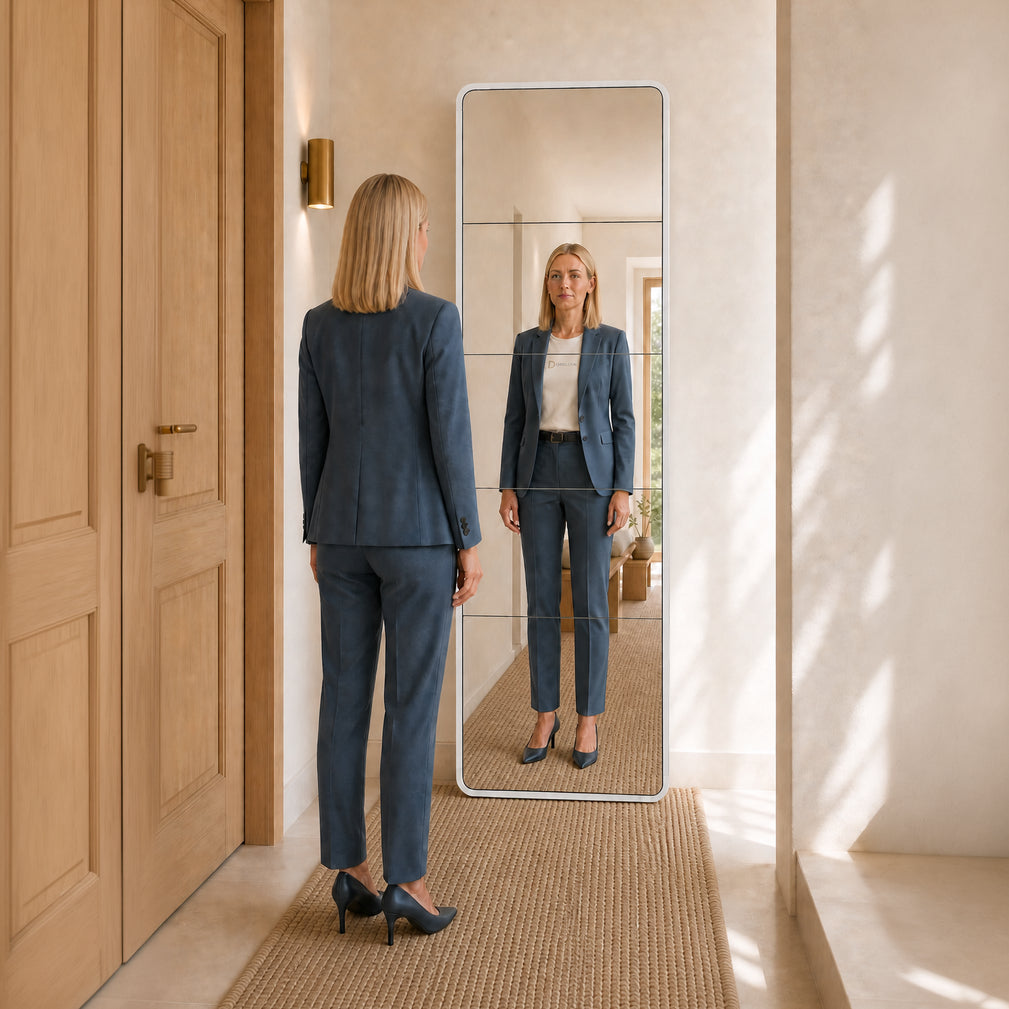 Slim 5 Mirror Shoe Cabinet
