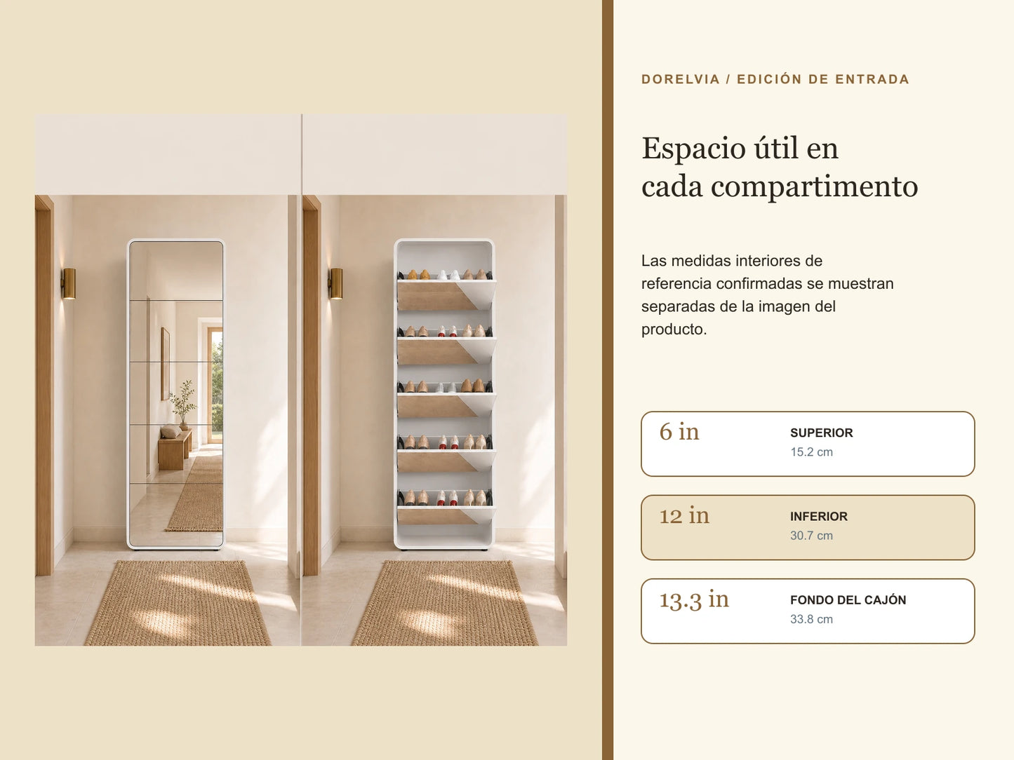 Dorelvia drawer-capacity-dimensions — ES