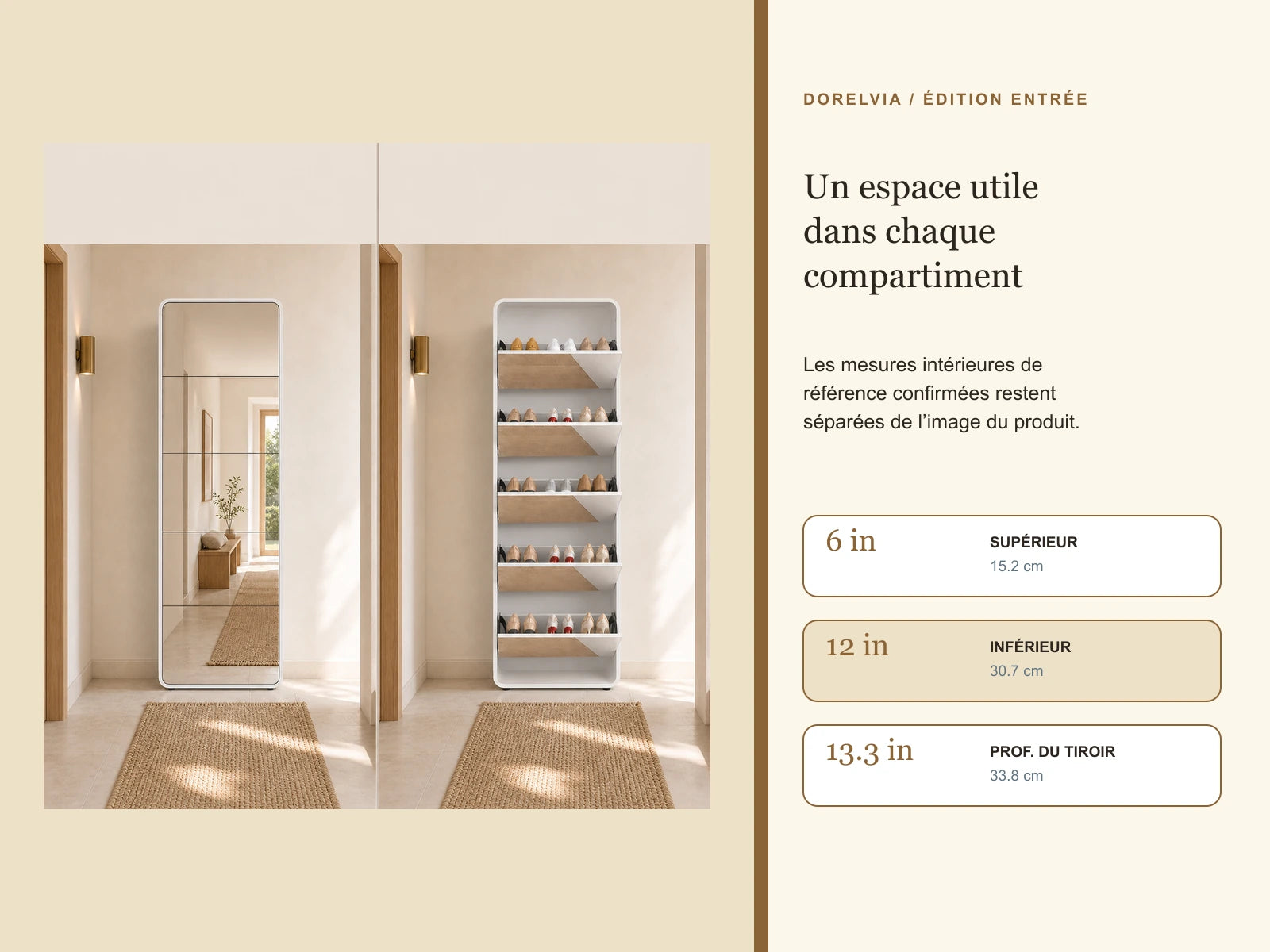 Dorelvia drawer-capacity-dimensions — FR