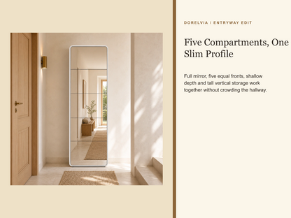 dorelvia mirror cabinet four product highlights