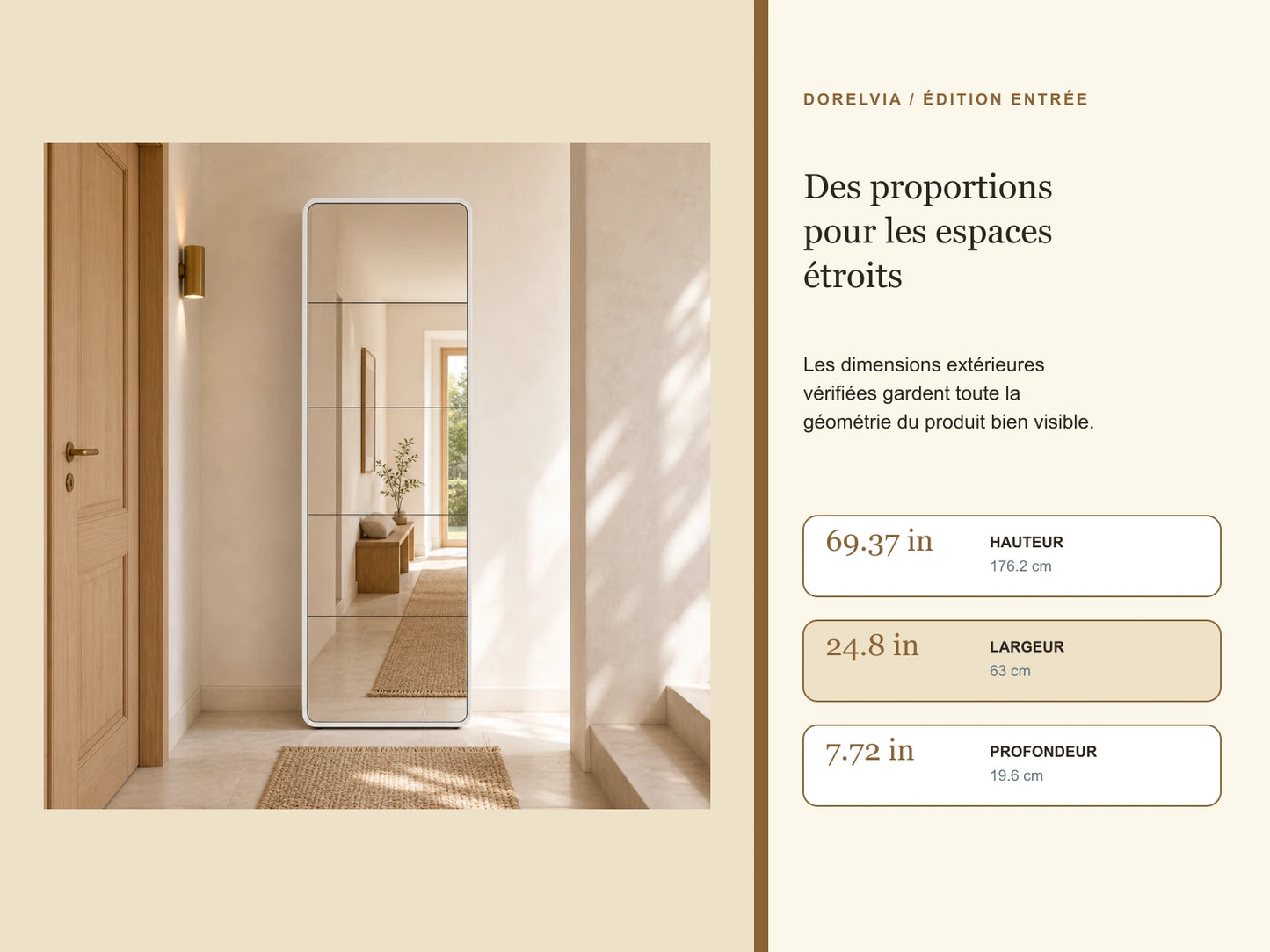 Dorelvia general-internal-dimensions — FR