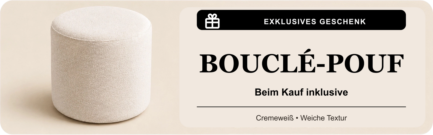 Dorelvia boucle-pouf-gift-banner — DE